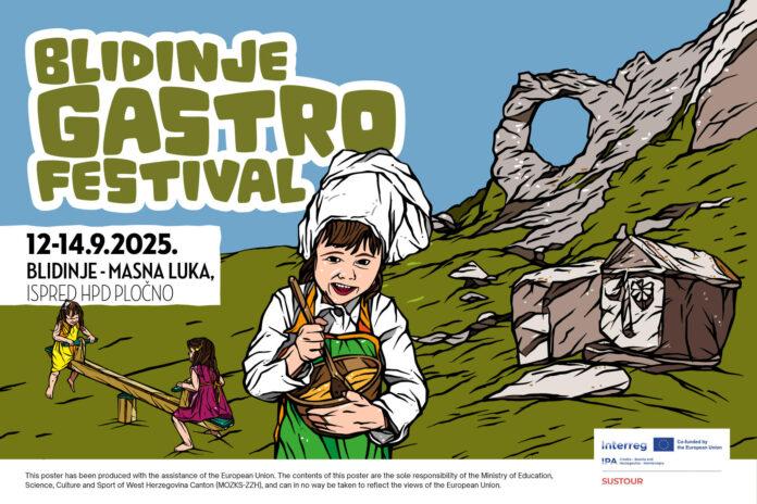 Gastro festival Blidinje 2025 plakat